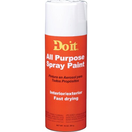 All-Source 10 Oz. Flat All Purpose Spray Paint, White 203305